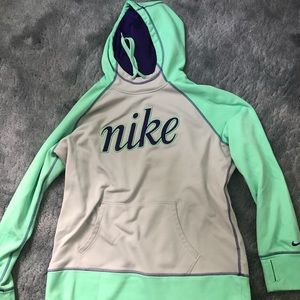 Multicolored long bike sweatshirt.